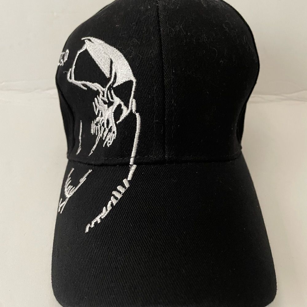 MENS SKULL BASEBALL CAP - Picture 4 of 4